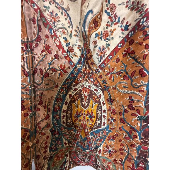 Coldwater Creek‎ Baroque Tapestry Jacket M Vintage Artsy Boho Eclectic Grandma - Picture 3 of 7